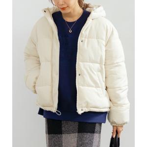 ダウンコート ダウンジャケット フード付き ダウンジャケット レディース フェイクダウン 中綿ジャケット 中綿ブルゾン アウター ショート丈 ゆったり
