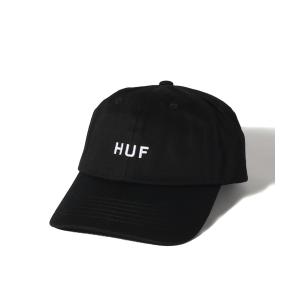 キャップ 帽子 紫外線カット メンズ 「HUF/ハフ」ESSENTIALS OG LOGO CV 6 PANEL/エッセンシャルオージーロゴキャップ メンズ レディース