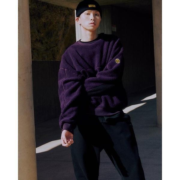 トレーナー スウェット 「Re:one」-OVERR-  COLOR BLOCKED FLEECE ...