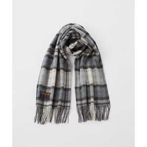 ストール マフラー TWEEDMILL PUREWOOL CHECK STALL ツイードミル ウール ソリッド チェック ストール レディース メン