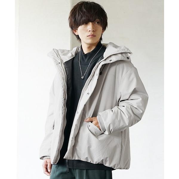 ダウンジャケット ダウン 「MinoriTY」ボリュームネックバテッドジャケット ダウン中綿ブルゾン...