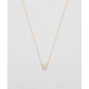 ete（エテ） ネックレス K10YG ダイヤモンド ホースシュー ネックレス