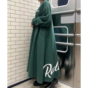 ワンピース スウェットフレアワンピース