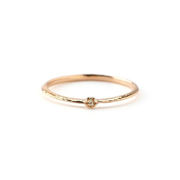 指輪 リング 誕生石リング「K10」 (8月：ペリドット) レディース