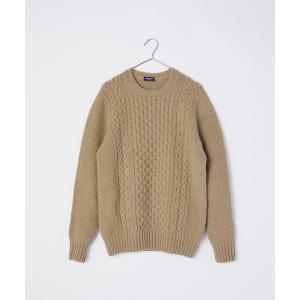 ニット Drumohr SUPER GEELONG LAMB WOOL ARAN CREW NECK SWEATER ドルモア スーパー ジーロングラの商品画像