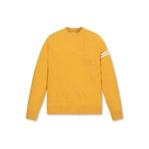 セーター ニット MENS エンボスロゴ ポイントラウンドセーター メンズ