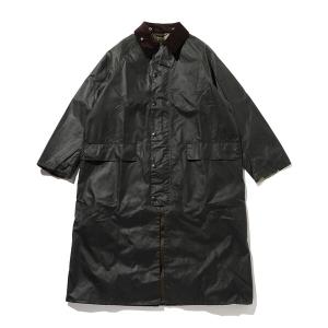 ステンカラーコート メンズ Barbour/バブアー OS BURGHLEY WAX/オーバーサイズ バーレー/ワックスジャケット/MWX1674｜zozo