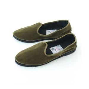 スリッポン 「Lila ＆ Fleur」Slip on shoes Adult Khaki レディース