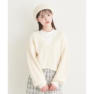 アンサンブル ショート丈カーディガンインナーSET