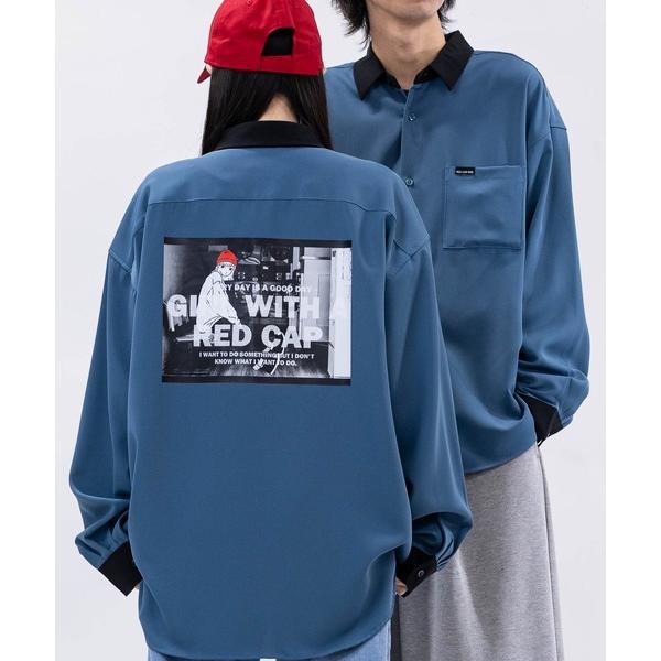 シャツ 「a-r」「Red Cap Girl/レッドキャップガール」ナチュラルストレッチ バックイラ...