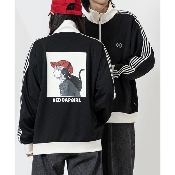 ジャージ 「a-r」「Red Cap Girl/レッドキャップガール」サイドライン RCGバックプリ...
