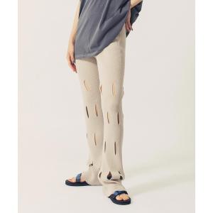 パンツ メンズ THE OPEN PRODUCT CUT-OUT KNIT PANTS GTO221KT012