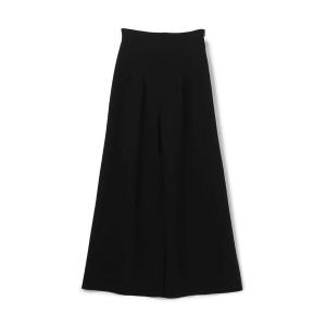 BACCA（バッカ） パンツ リネンツイル タックワイドパンツ レディース