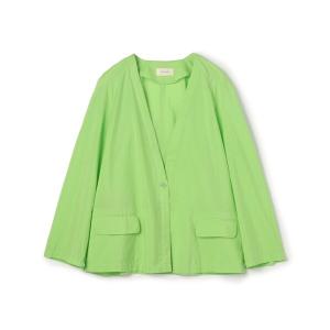 BACCA（バッカ） ブラウス シャツ コットンタイプライター ギャザード