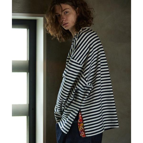 tシャツ rehacer :  Flower Slit  Border CS  / フラワー スリッ...