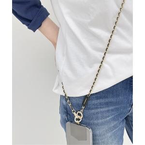 モバイルアクセサリー ≪追加≫別注チェーン*レザーモバイルショルダーストラップ