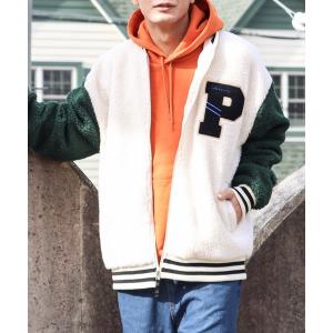 Bling Leads スタジャン /Bling leads/ボアスタジアムジャンパー