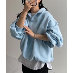 トレーナー スウェット over size volume sleeve sweat / オーバーサイズボリュームスリーブスウェット レディース メンズ
