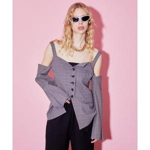 レディース ジャケット テーラードジャケット Off Shoulder Jacket/オフショルジャケット「MAISON SPECIAL/メゾンスペシ｜zozo