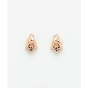 ピアス レディース K10 ピンクゴールド ダイヤモンド ピアス ESTELLE/エステール｜ZOZOTOWN Yahoo!店