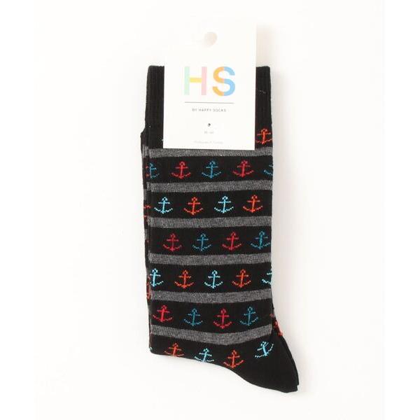 靴下 レディース HS by Happy Socks メンズ レディース ANCHOR STRIPE...