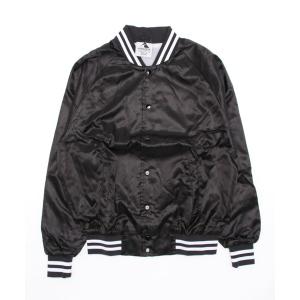 メンズ スカジャン 「AUGUSTA」（UN）SATIN BASEBALL JACKET STRIPED TRIM｜zozo