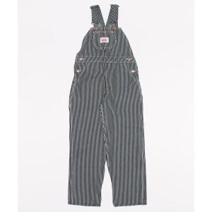 メンズ サロペット オーバーオール 「ROUND HOUSE」（UN）SUPERIOR YOUTH STRIPE BIB OVERALL｜zozo