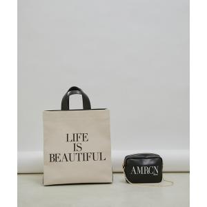 トートバッグ バッグ レディース 「Americana for SALON」別注MATCHING BAG/トート＆ミニショルダーセット