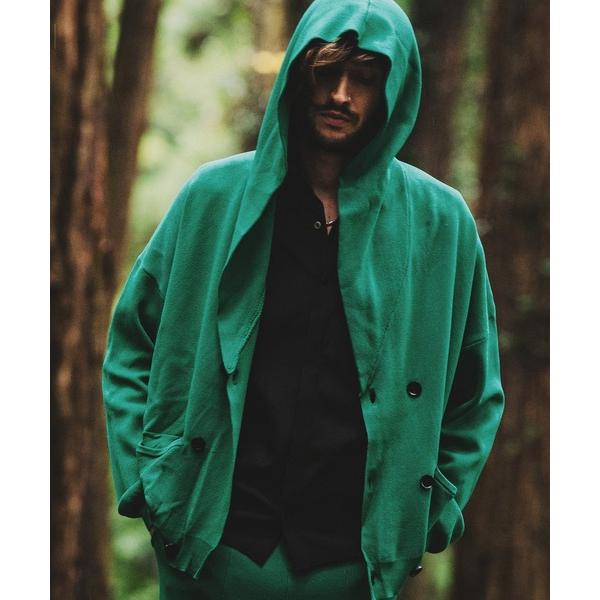 カーディガン 「NO ID.」Cool Touch Knit Hooded Cardigan / ク...