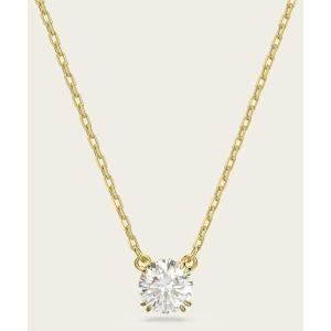 【美品】スワロフスキー stilla ネックレス イエローゴールド　一粒 SWAROVSKI（スワロフスキー） ネックレス 「公式」「スワロフスキー