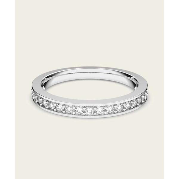 指輪 リング 「公式」「スワロフスキー」Matrix リング， ホワイト， ロジウム・プレーティング...