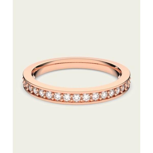 指輪 リング 「公式」「スワロフスキー」Matrix リング， ホワイト， ローズゴールドトーン・プ...