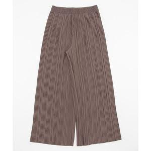 パンツ 裏起毛ボックスプリーツパンツ（取り扱い店舗限定） レディース