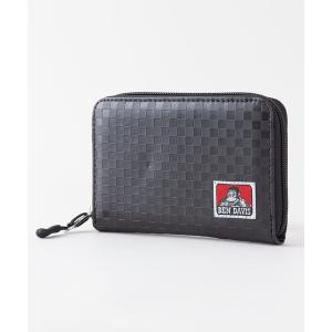 BEN DAVIS（ベンデイビス） 財布 ワンポイント ロゴ ラウンドジップ