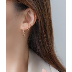 BLOOM（ブルーム） ピアス K10 ピンクゴールド キュービックジルコニア