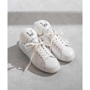 スニーカー 「ぬいぐるみ＆蓄光キーホルダー付き」ユニセックス レザースニーカー「22.5-28cm」 / Ossan sneakers メンズ レディ