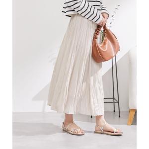 スカート 着丈が選べるエアリープリーツスカート