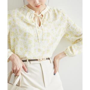 ブラウス シャツ 前後2wayスタンドブラウス レディース