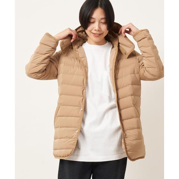 ダウンコート ダウンジャケット STITCHLESS DOUN D/HOOD JKT レディース メ...