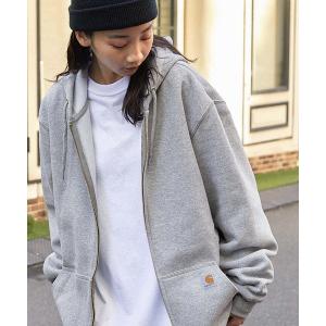 パーカー メンズ carhartt(カーハート) Midweight Hooded Zip Sweat  オーバーサイズ裏起毛フルジップパーカー