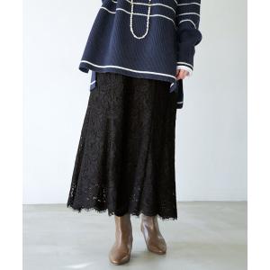 スカート 「追加」レースフレアスカート