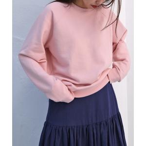 トレーナー スウェット ラグランスリーブライトスウェットプルオーバー レディース