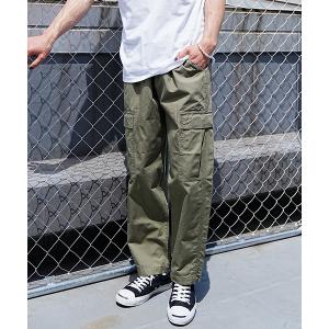 パンツ カーゴパンツ メンズ ALPHA/アルファ EASY CARGO ワイドシルエット 無地 カーゴパンツ/イージーパンツ TB1083-001/｜zozo