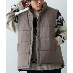 ダウンベスト ダウン □中綿スタンドネックベスト