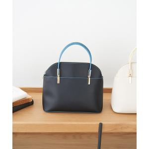 ショルダーバッグ バッグ 軽量レクタンメタルミドルラウンドボストン＆ショルダーバッグ レディース