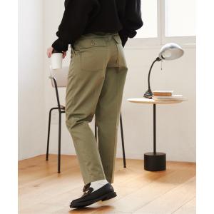 パンツ チノパン ハイウエストセンタープレスベイカーパンツ