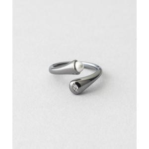 Unico！ジュエッテ[フォークリング] スモーキークォーツ×ジルコニア フォークリング] スモーキークォーツ×ジルコニア（リング）｜Jouete