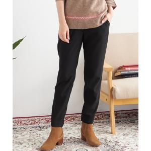 パンツ チノパン 裏起毛テーパードパンツ