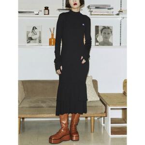 レディース ワンピース テレコマーメイドワンピース