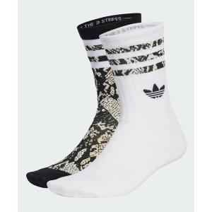 靴下 レディース スネークグラフィック クルーソックス 2足組 / アディダスオリジナルス adidas Originals｜ZOZOTOWN Yahoo!店